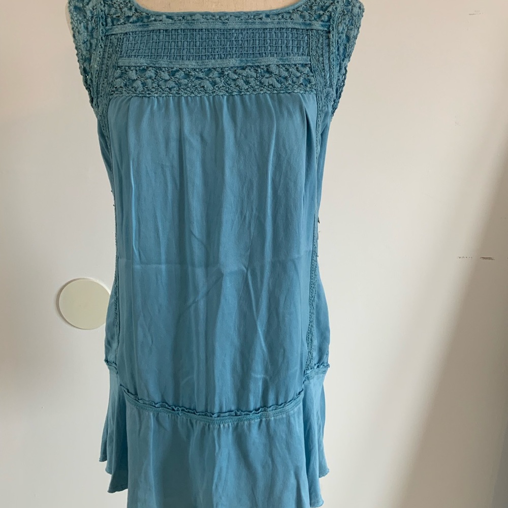 Free People Blue Mini Dress